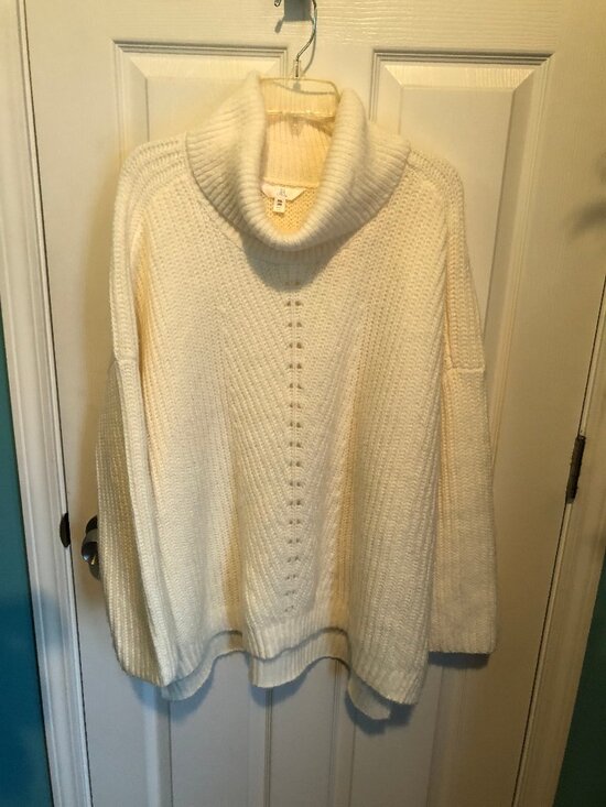 Time & Tru size XXL (20) cream color sweater - Picture 1 of 6